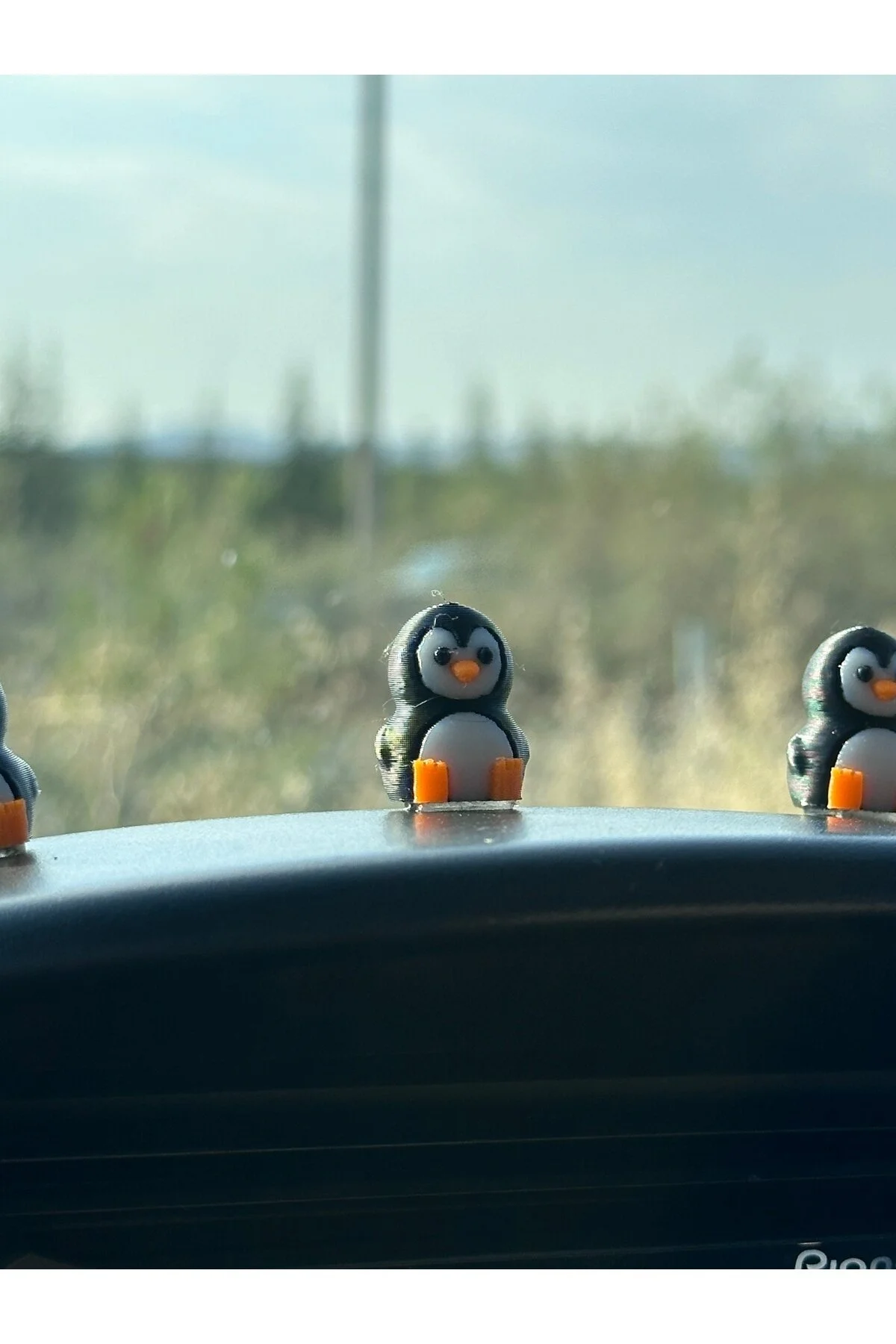 4'lü Mini Penguen Set Araba Süsü Dikiz Aynası Süsü Oto Aksesuar Hediyelik Eşya - Görsel 8
