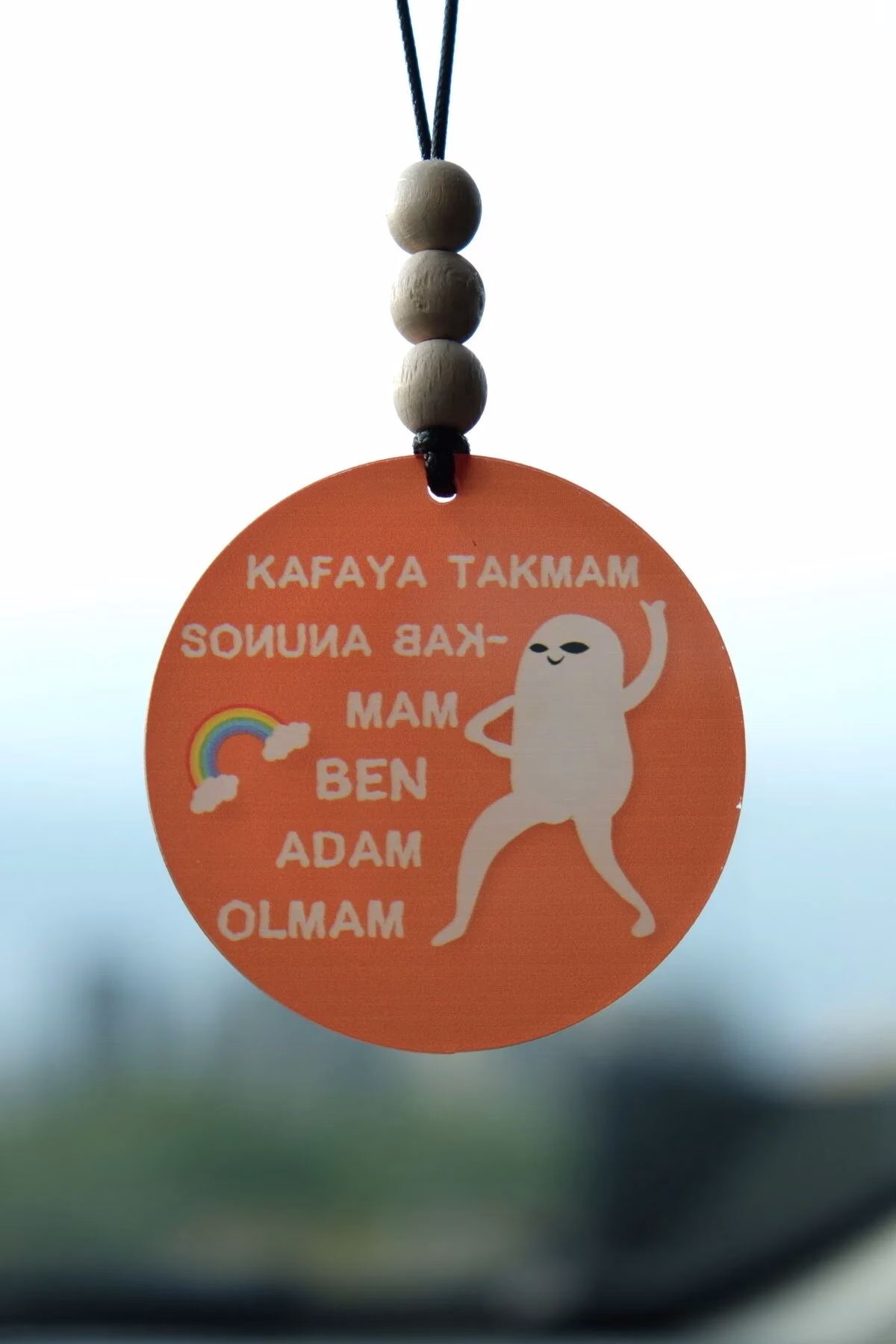 Kafaya Takmam Ben Adam Olmam Dikiz Aynası Süsü Araba Süsü Hediyelik Eşya