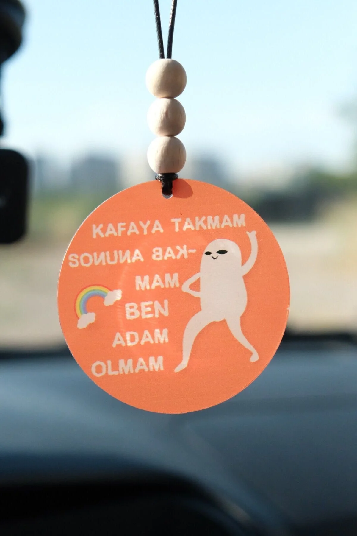 Kafaya Takmam Ben Adam Olmam Dikiz Aynası Süsü Araba Süsü Hediyelik Eşya - Görsel 2